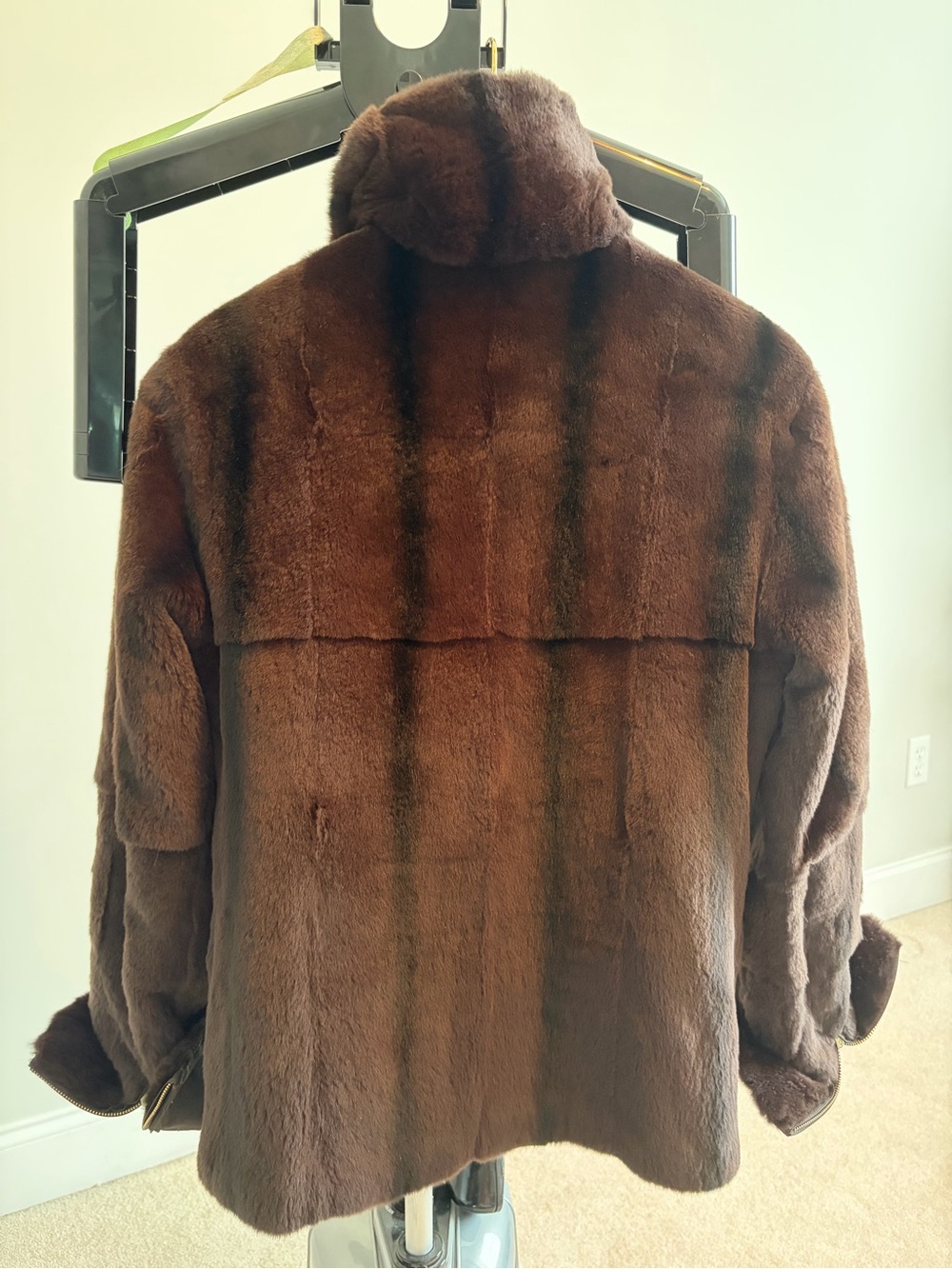 Saks Fifth Avenue Brown mink Jacket - Picture 3 of 3